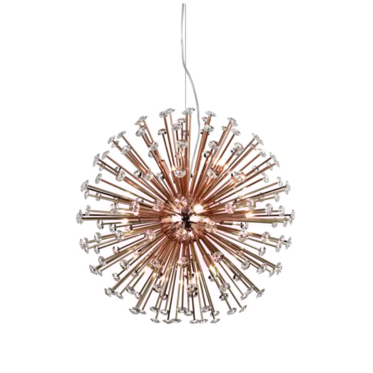 PENDENTE URCHIN Ø60CM ROSE GOLD | SKYLIGHT SKY-3036 PENDENTE URCHIN Ø60CM ROSE GOLD | SKYLIGHT SKY-3036