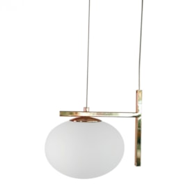 PENDENTE VERMONT DOURADO E BRANCO | STUDIOLUCE PD1753 PENDENTE VERMONT DOURADO E BRANCO | STUDIOLUCE PD1753