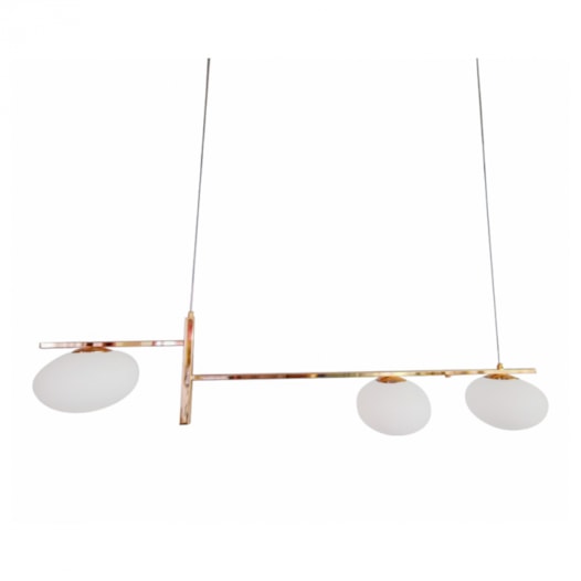 PENDENTE VERMONT DOURADO E BRANCO | STUDIOLUCE PD1754 PENDENTE VERMONT DOURADO E BRANCO | STUDIOLUCE PD1754