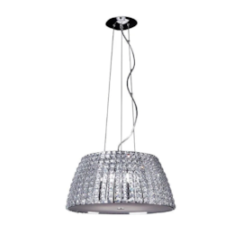 PENDENTE VIENNA 6XG9 BIVOLT 51X24CM METAL, CRISTAL E VIDRO COBRE E TRANSPARENTE | BELLA ILUMINAÇÃO HO173P PENDENTE VIENNA 6XG9 BIVOLT 51X24CM METAL, CRISTAL E VIDRO COBRE E TRANSPARENTE | BELLA ILUMINAÇÃO HO173P