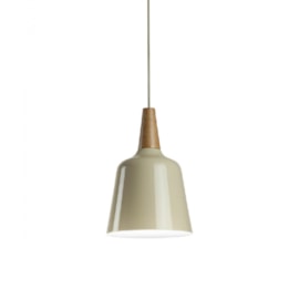 PENDENTE WOOD 1 CFL ESPIRAL 23W DIAM. 200X300MM | NEWLINE SN10180