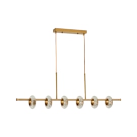 PENDETE TORCELLO 6 ELOS 970X110X610 LED 20W 3000K 1200 LM BIVOLT CHAMPAGNE | USINA IMPORTS UI20080/6CP-MCP-M PENDETE TORCELLO 6 ELOS 970X110X610 LED 20W 3000K 1200 LM BIVOLT CHAMPAGNE | USINA IMPORTS UI20080/6CP-MCP-M