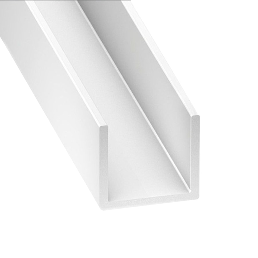 PERFIL 1M 6x12MM BRANCO FITA NEON 12V