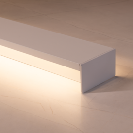 PERFIL ARANDELA 40X70MM BRANCO | NORDECOR 4237