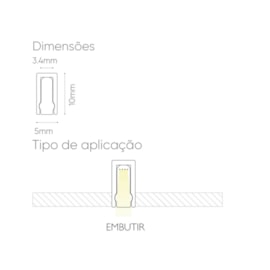 PERFIL DE ALUMÍNIO EMBUTIR MICRO PREÇO POR METRO | ROMALUX 80141 PERFIL DE ALUMÍNIO EMBUTIR MICRO PREÇO POR METRO | ROMALUX 80141