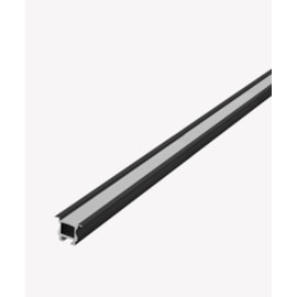 PERFIL DE EMBUTIR 17 IGNIS LINEAR 2 METROS 200X2,45X2CM ALUMÍNIO PRETO | OPUS LED OPS 39442 PERFIL DE EMBUTIR 17 IGNIS LINEAR 2 METROS 200X2,45X2CM ALUMÍNIO PRETO | OPUS LED OPS 39442