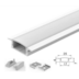 PERFIL DE EMBUTIR 7X25MM BRANCO | NORDECOR 4241 PERFIL DE EMBUTIR 7X25MM BRANCO | NORDECOR 4241