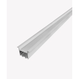 PERFIL DE EMBUTIR BOLT LINEAR 35 3 METROS 300X5,1X3,5CM ALUMÍNIO BRANCO | OPUS LED OPS 39268