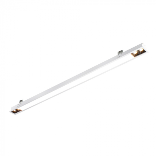 PERFIL DE EMBUTIR LED DEL LINEAR 4 FOCOS 3000K 16W BIVOLT 100X3,5X5CM | SPOTLINE 1075/1000-3000K