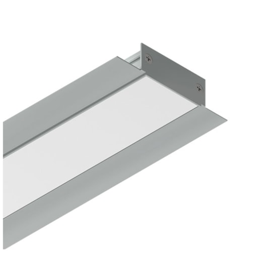 PERFIL DE EMBUTIR LED FITA DUPLA SOB MEDIDA LINEAR 2x 11W/M 12V ALUMÍNIO | MISTERLED SLED9042 K40N 2