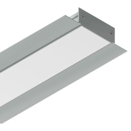 PERFIL DE EMBUTIR LED FITA DUPLA SOB MEDIDA LINEAR 2x 14,4W/M 12V ALUMÍNIO | MISTERLED SLED9042 K40N