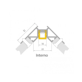 PERFIL DE EMBUTIR LED NO FRAME SOB MEDIDA LINEAR P/ CANTO INTERNO 12V ALUMÍNIO PRATA | MISTERLED SLED9074 PERFIL DE EMBUTIR LED NO FRAME SOB MEDIDA LINEAR P/ CANTO INTERNO 12V ALUMÍNIO PRATA | MISTERLED SLED9074