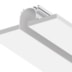 PERFIL DE EMBUTIR LED P/ DRYWALL 11W/M 12V ALUMÍNIO BRANCO | MISTERLED SLED9011 R25