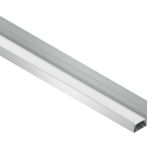 PERFIL DE EMBUTIR LED SOB MEDIDA LINEAR 19W/M 12V ALUMÍNIO BRANCO | MISTERLED SLED9083 W20