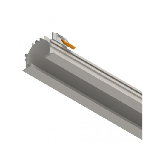 PERFIL DE EMBUTIR LED SOB MEDIDA LINEAR FRAME 2X11W/M 12V ALUMÍNIO BRANCO | MISTERLED SLED9008INF S40 PERFIL DE EMBUTIR LED SOB MEDIDA LINEAR FRAME 2X11W/M 12V ALUMÍNIO BRANCO | MISTERLED SLED9008INF S40