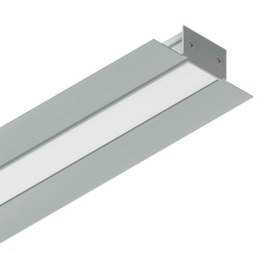 PERFIL DE EMBUTIR LED SOB MEDIDA LINEAR NO FRAME 14,4W/M 12V ALUMÍNIO | MISTERLED SLED9041 K25N 14,4