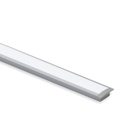 PERFIL DE EMBUTIR LED SOB MEDIDA LINEAR P/ MDF 4,8W ALUMÍNIO | MISTERLED SLED9001