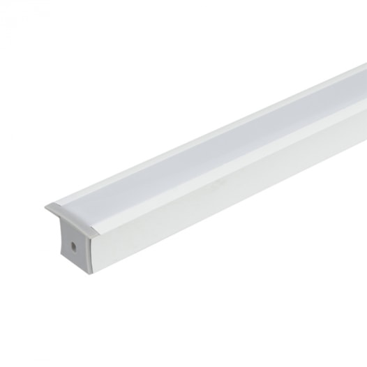 PERFIL DE EMBUTIR LINEAR 100X3,6CM ALUMÍNIO BRANCO | GAYA 9206 PERFIL DE EMBUTIR LINEAR 100X3,6CM ALUMÍNIO BRANCO | GAYA 9206