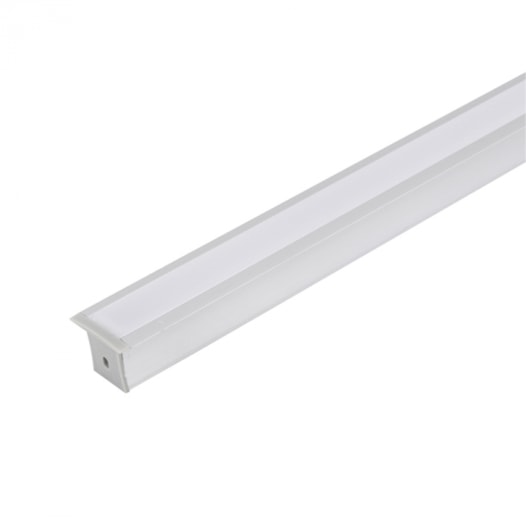 PERFIL DE EMBUTIR LINEAR 100X3,6CM ALUMÍNIO PRATA | GAYA 9202 PERFIL DE EMBUTIR LINEAR 100X3,6CM ALUMÍNIO PRATA | GAYA 9202