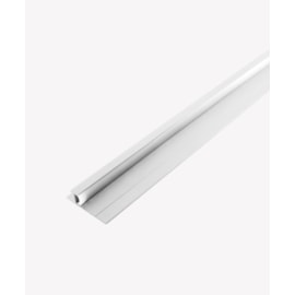 PERFIL DE EMBUTIR LINEAR PARA RODAPÉ INVERTIDO 3 METROS 300X6,2X1,7CM ALUMÍNIO BRANCO | OPUS LED OPS 81683