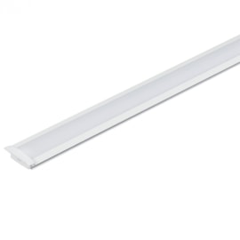 PERFIL DE EMBUTIR SLIM LINEAR 300X2,47X0,7CM ALUMÍNIO BRANCO | GAYA 1213 PERFIL DE EMBUTIR SLIM LINEAR 300X2,47X0,7CM ALUMÍNIO BRANCO | GAYA 1213