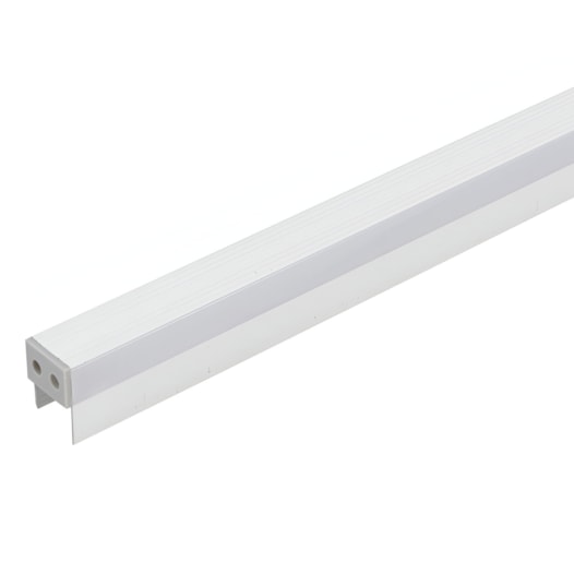 PERFIL DE EMBUTIR SLIM LINEAR DUPLO 100X2X2,8CM ALUMÍNIO BRANCO | GAYA 9346