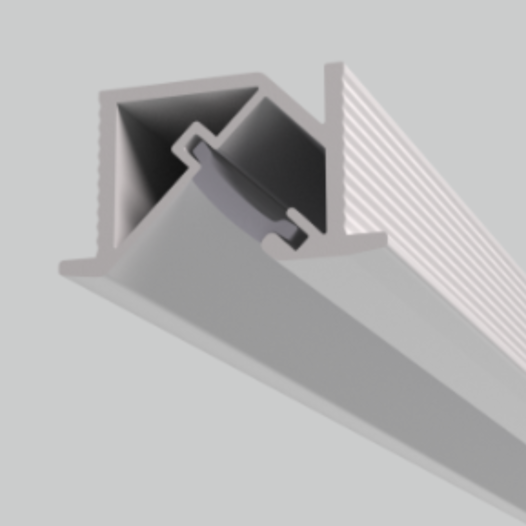 PERFIL DE EMBUTIR VARA ATÉ 3 METROS 1,7X9,75CM  ACRÍLICO E ALUMÍNIO BRANCO | DIMLUX 700917 PERFIL DE EMBUTIR VARA ATÉ 3 METROS 1,7X9,75CM  ACRÍLICO E ALUMÍNIO BRANCO | DIMLUX 700917