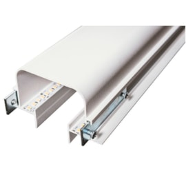 PERFIL DE LED EMBUTIR DUPLA FITA LED RISK NO FRAME ILUMINAÇÃO INDIRETA 50CM 92X500X55MM | USINA 30755/50 PERFIL DE LED EMBUTIR DUPLA FITA LED RISK NO FRAME ILUMINAÇÃO INDIRETA 50CM 92X500X55MM | USINA 30755/50