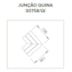 PERFIL DE LED EMBUTIR DUPLA FITA RISK NO FRAME LUZ INDIRETA JUNÇÃO QUINA 130MM | USINA 30758/QI PERFIL DE LED EMBUTIR DUPLA FITA RISK NO FRAME LUZ INDIRETA JUNÇÃO QUINA 130MM | USINA 30758/QI