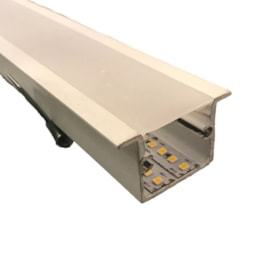 PERFIL DE LED EMBUTIR POLO ILUMINAÇÃO DIRETA 125CM 45X1250X27MM | USINA 30695/125 PERFIL DE LED EMBUTIR POLO ILUMINAÇÃO DIRETA 125CM 45X1250X27MM | USINA 30695/125
