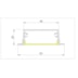 PERFIL DE LED EMBUTIR ROUTE ILUMINAÇÃO DIRETA 200CM 62X2000X20MM | USINA 30670/200 PERFIL DE LED EMBUTIR ROUTE ILUMINAÇÃO DIRETA 200CM 62X2000X20MM | USINA 30670/200