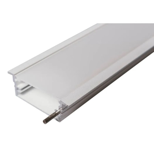 PERFIL DE LED EMBUTIR ROUTE ILUMINAÇÃO DIRETA 225CM 62X2250X20MM | USINA 30670/225