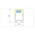 PERFIL DE LED SOBREPOR LINEAR TÊNUE 175CM 18,5X1750X29MM | USINA 30655/175 PERFIL DE LED SOBREPOR LINEAR TÊNUE 175CM 18,5X1750X29MM | USINA 30655/175