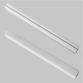 PERFIL DE LED SOBREPOR LINEAR TÊNUE 250CM 18,5X2500X29MM | USINA 30655/250 PERFIL DE LED SOBREPOR LINEAR TÊNUE 250CM 18,5X2500X29MM | USINA 30655/250