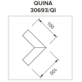 PERFIL DE LED SOBREPOR POLO ILUMINAÇÃO DIRETA JUNÇÃO QUINA 100X100MM | USINA 30693/QI