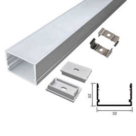 PERFIL DE SOBREPOR 20X30MM | NORDECOR 4235