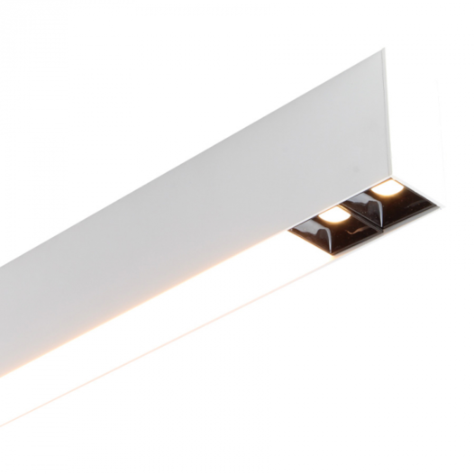 PERFIL DE SOBREPOR LED DEL LINEAR 4 FOCOS 3000K 20W BIVOLT 100X3,5X6,5CM | SPOTLINE 1071/1000-3000K PERFIL DE SOBREPOR LED DEL LINEAR 4 FOCOS 3000K 20W BIVOLT 100X3,5X6,5CM | SPOTLINE 1071/1000-3000K