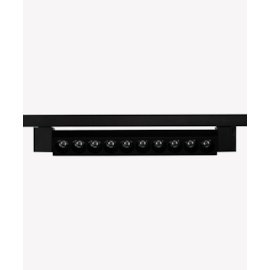 PERFIL DE SOBREPOR LED FOCO RETANGULAR PARA TRILHO IRC 95 3000K 20W BIVOLT 34X3,4X5,7CM ABS PRETO | OPUS LED PRO 84530 PERFIL DE SOBREPOR LED FOCO RETANGULAR PARA TRILHO IRC 95 3000K 20W BIVOLT 34X3,4X5,7CM ABS PRETO | OPUS LED PRO 84530