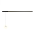 PERFIL DE SOBREPOR LED LINEAR COM PENDENTE 3000K 14W BIVOLT 100X2X2,5CM | SPOTLINE 1015/1-3000K