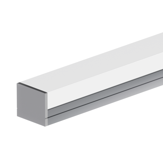 PERFIL DE SOBREPOR LED RETANGULAR DIFUSOR "U" SOB MEDIDA LINEAR 19W/M 12V ALUMÍNIO | MISTERLED SLED9003U