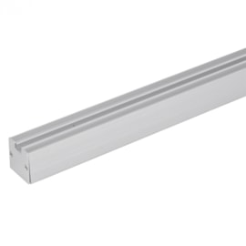 PERFIL DE SOBREPOR LINEAR 100X3X3CM ALUMÍNIO PRATA | GAYA 9163 PERFIL DE SOBREPOR LINEAR 100X3X3CM ALUMÍNIO PRATA | GAYA 9163