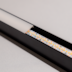 PERFIL DE SOBREPOR LINEAR 300X2,6X3,7CM ALUMÍNIO E POLICARBONATO PRETO | NORDECOR 4221