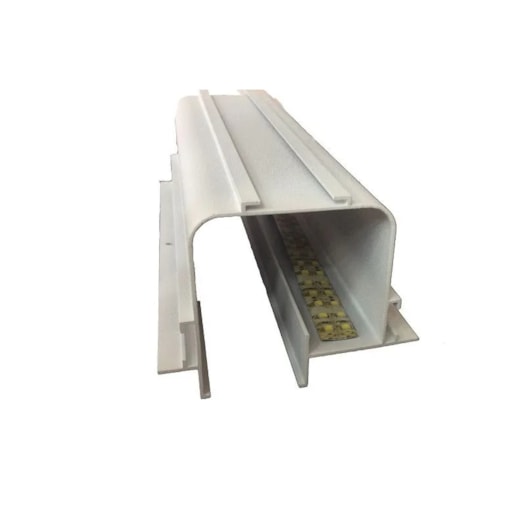 PERFIL EMBUTIR LINEAR PARA FITA LED TECNO NO FRAME 200CM 93X2000X70MM | USINA 30000/200