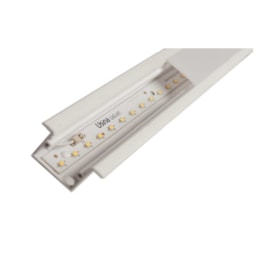 PERFIL EMBUTIR LINEAR TRAIL COM LED INTEGRADO 12,2W 3000K BIVOLT 45X515X27MM | USINA 19100/51LED3