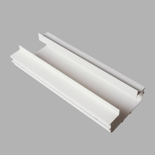 PERFIL EMBUTIR PARA FITA LED DUPLA INFINITY 150CM 1500X123X55MM | USINA 30010/150