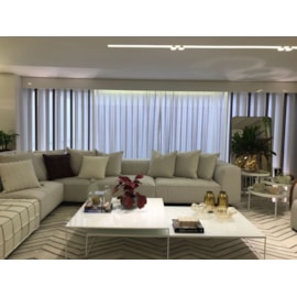 PERFIL EMBUTIR PARA FITA LED DUPLA INFINITY 75CM 750X123X55MM | USINA 30010/75 PERFIL EMBUTIR PARA FITA LED DUPLA INFINITY 75CM 750X123X55MM | USINA 30010/75