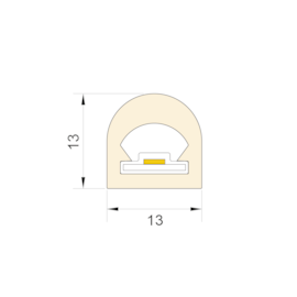 PERFIL FLEXÍVEL LED SOB MEDIDA ALUMÍNIO BRANCO 9,6W 12V ALUMÍNIO | MISTERLED SLED9160 EX13 PERFIL FLEXÍVEL LED SOB MEDIDA ALUMÍNIO BRANCO 9,6W 12V ALUMÍNIO | MISTERLED SLED9160 EX13