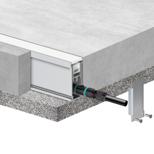 PERFIL LED EMBUTIR PARA PISO E FACHADA ALUMÍNIO PRATA 10W 12V ALUMÍNIO | MISTERLED SLED9050 F23 PERFIL LED EMBUTIR PARA PISO E FACHADA ALUMÍNIO PRATA 10W 12V ALUMÍNIO | MISTERLED SLED9050 F23