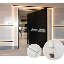 PERFIL SOBREPOR PARA DUPLA FITA LED DOUBLE JUNÇÃO TETO/TETO 100X100MM | USINA 30651/TT PERFIL SOBREPOR PARA DUPLA FITA LED DOUBLE JUNÇÃO TETO/TETO 100X100MM | USINA 30651/TT