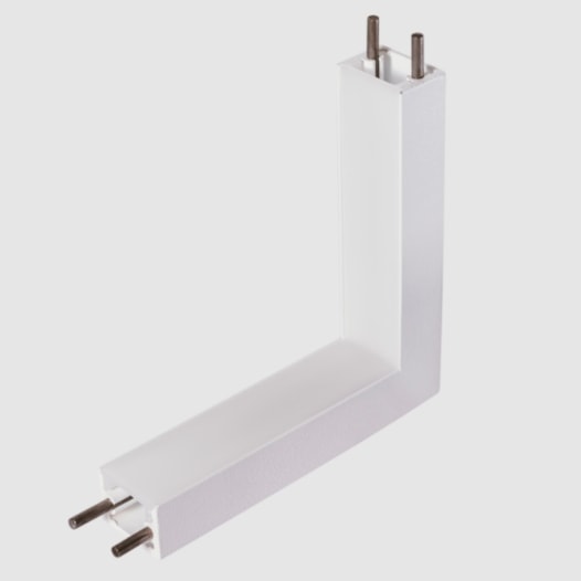 PERFIL SOBREPOR PARA FITA LED GARBO JUNÇÃO "L" PAREDE/TETO 100X100MM | USINA 30022/TP PERFIL SOBREPOR PARA FITA LED GARBO JUNÇÃO "L" PAREDE/TETO 100X100MM | USINA 30022/TP